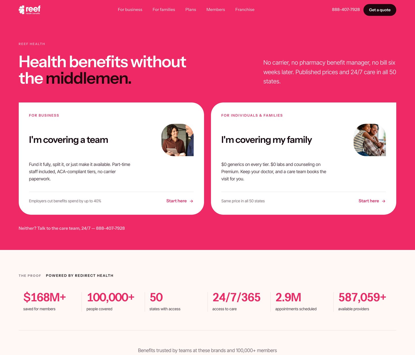 Reef Health website